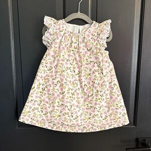 J. Crew Kids Dress with Pink and Green Floral Design